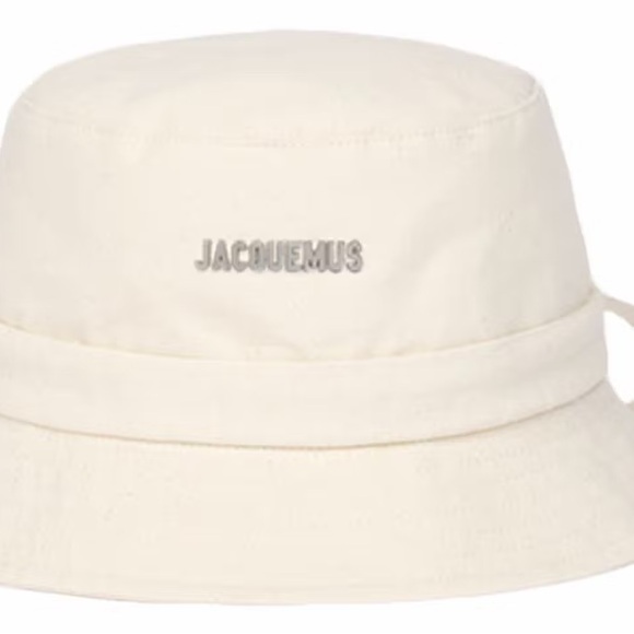 Jacquemus Off-White Bow-Knotted Le Bob Bucket Hat - Picture 1 of 3